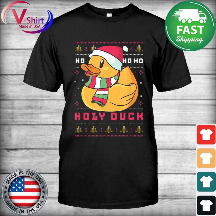 Merry Christmas Ho Ho Holy Duck Shirt