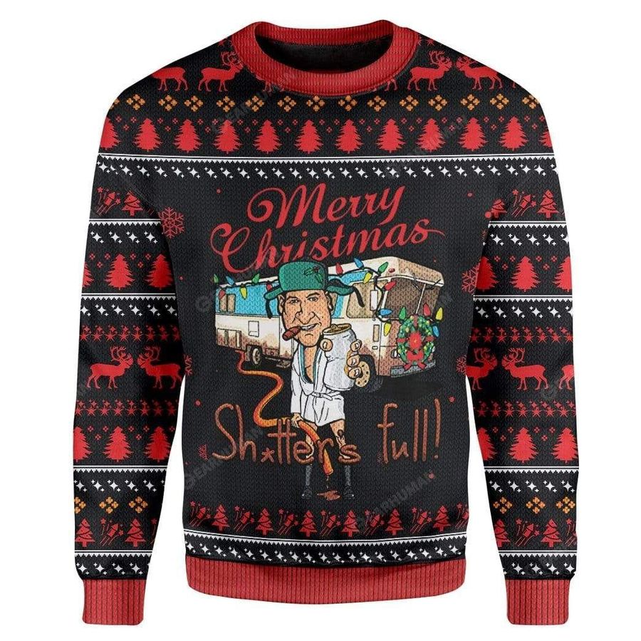 Merry Christmas Shutter's Full For Unisex Ugly Christmas Sweater, All Over Print Sweatshirt, Ugly Sweater, Christmas Sweaters, Hoodie, Sweater