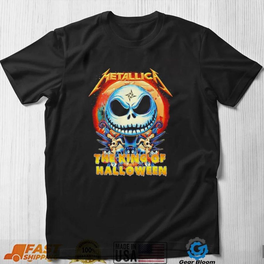 Metallica Halloween Shirt Jack Skellington Metallica The King Of Halloween