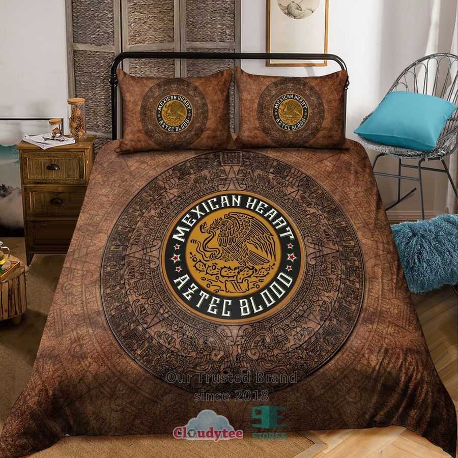 Mexican Heart Aztec Blood Aztec Bedding Set – LIMITED EDITION