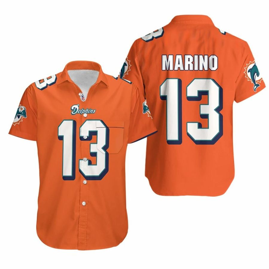 Miami Dolphins Dan Marino 13 Hawaiian Shirt American Football