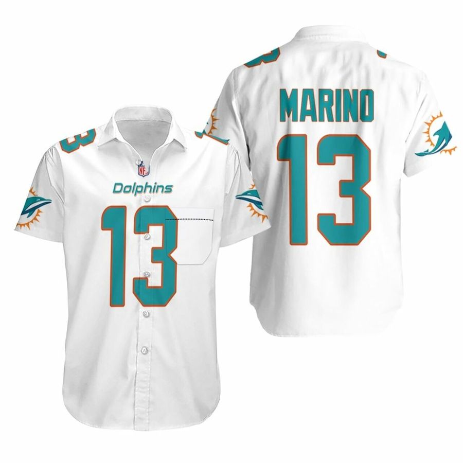 Miami Dolphins Dan Marino 13 Hawaiian Shirt Logo Teams