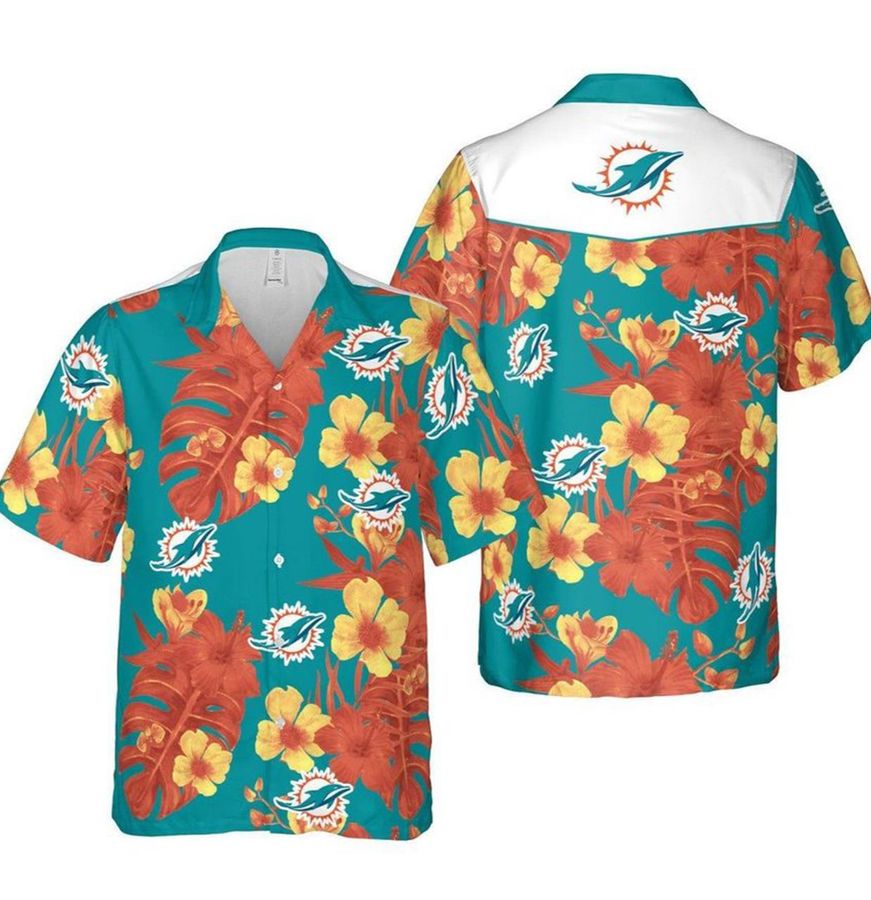 Miami Dolphins Football Hawaiian Shirt