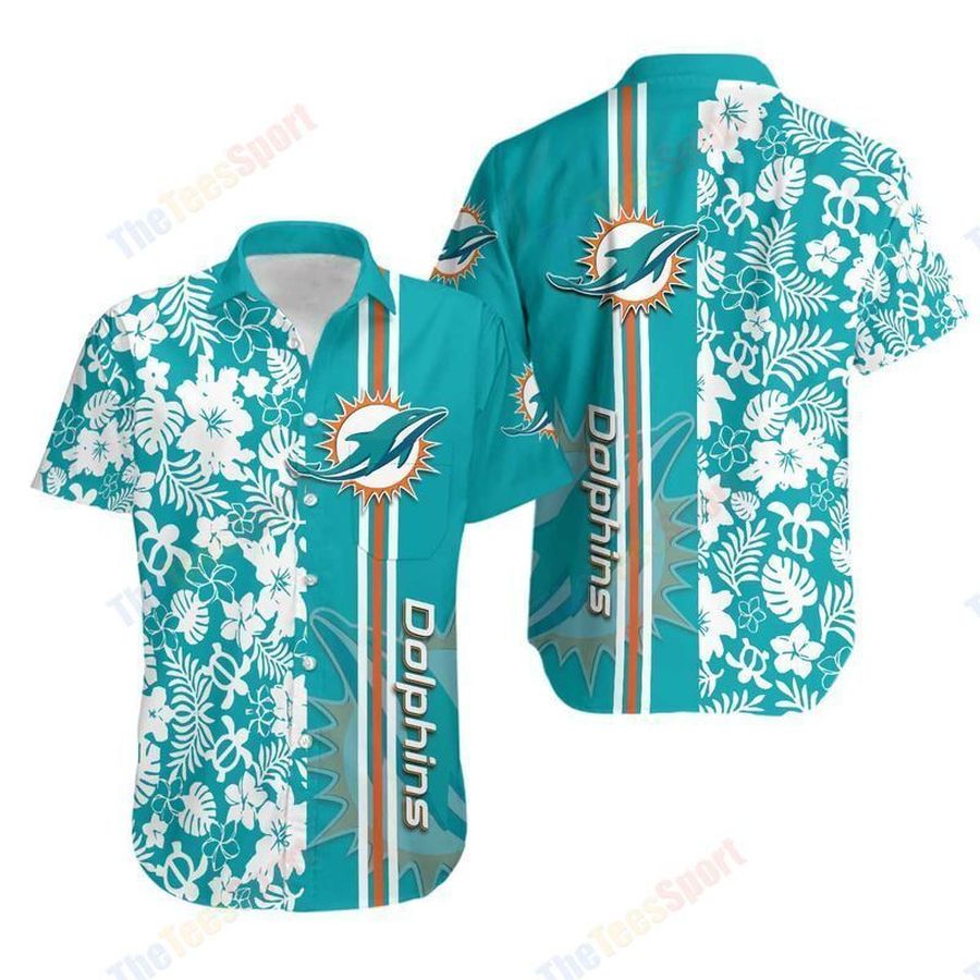 Miami Dolphins Hawaiian Shirt 3d For Fans