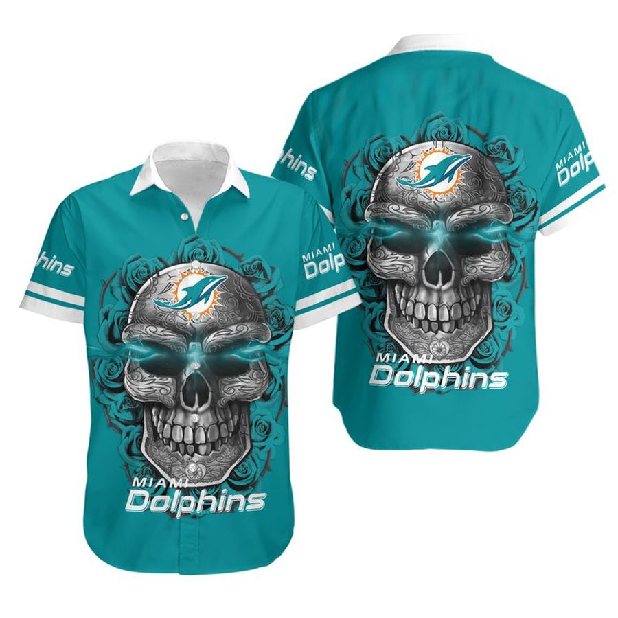 Miami Dolphins Hawaiian Shirt Limited Edition Summer Skull
