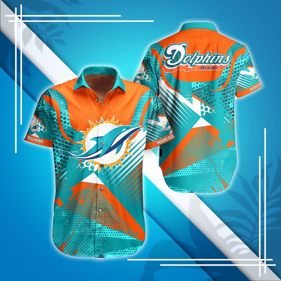 Miami Dolphins Hawaiian Shirt Short T-shirt Trending Summer