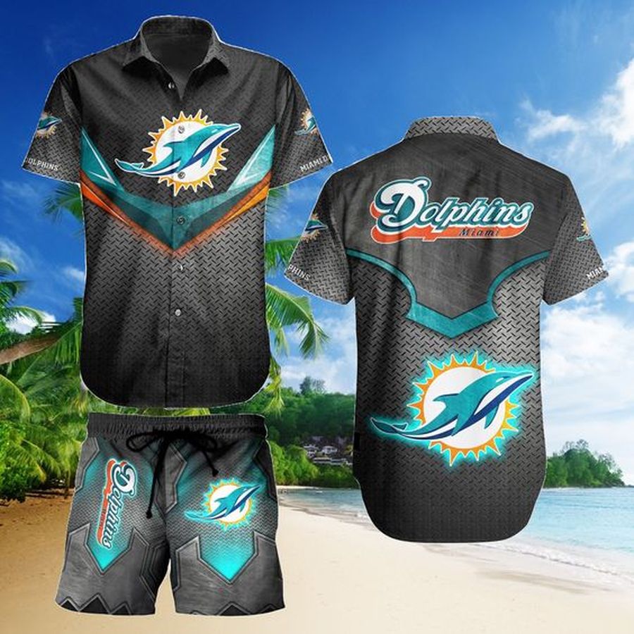 Miami Dolphins Hawaiian Shirt Summer Beach