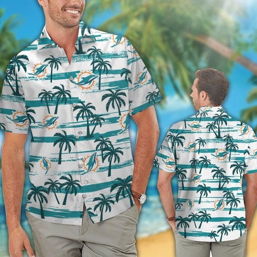 Miami Dolphins Hawaiian Shirt Tropical Aloha 1