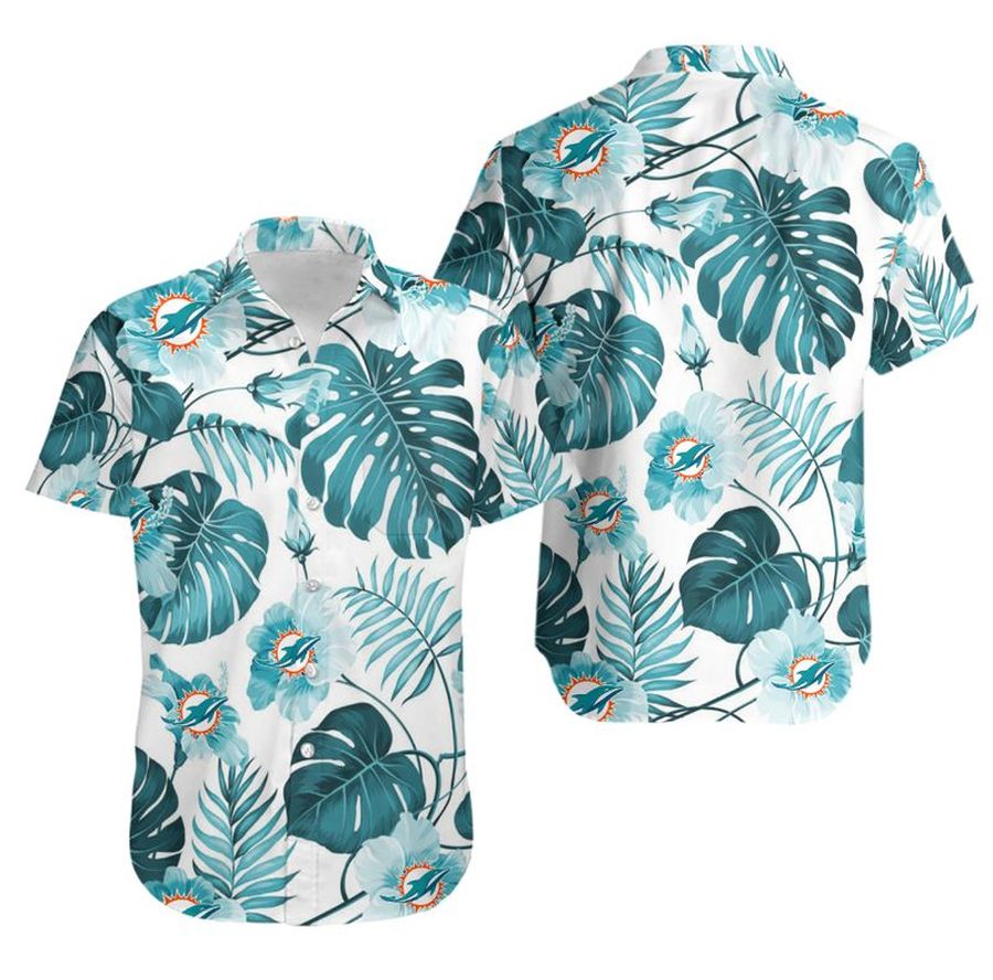 Miami Dolphins Hawaiian Shirt Tropical Flower Limited Edition Summer