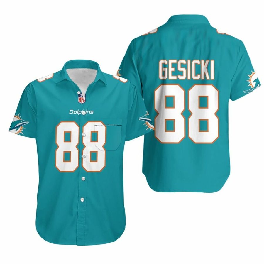 Miami Dolphins Mike Gesicki 88 Hawaiian Shirt American Football Team
