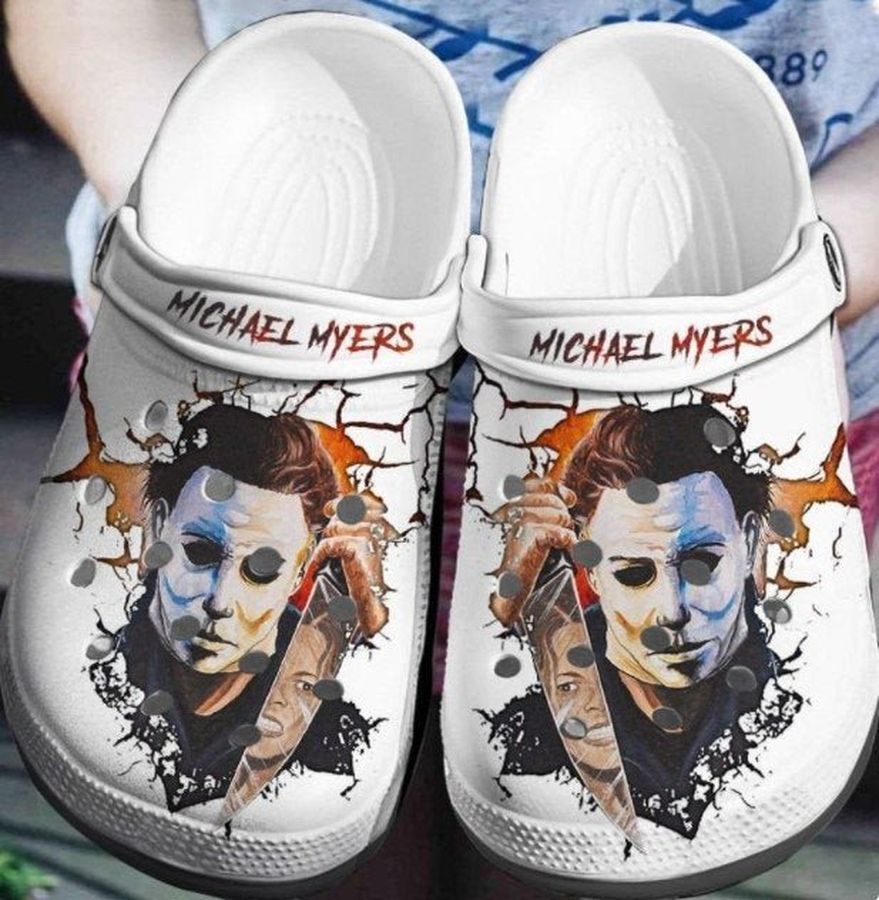 Michael Myers For Men And Women Gift For Fan Classic Water Rubber Crocs Crocband Clogs, Comfy Footwear