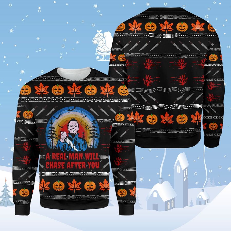 Michael Myers Halloween Horror Ugly Sweater