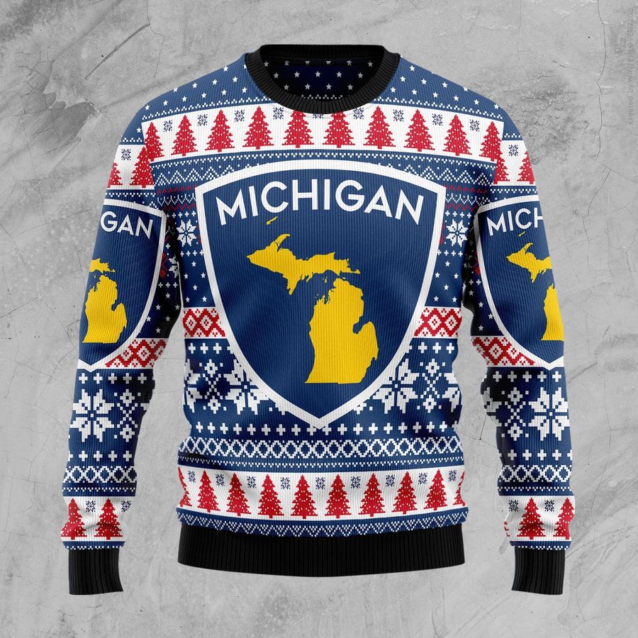 Michigan State For Unisex Ugly Christmas Sweater All Over Print
