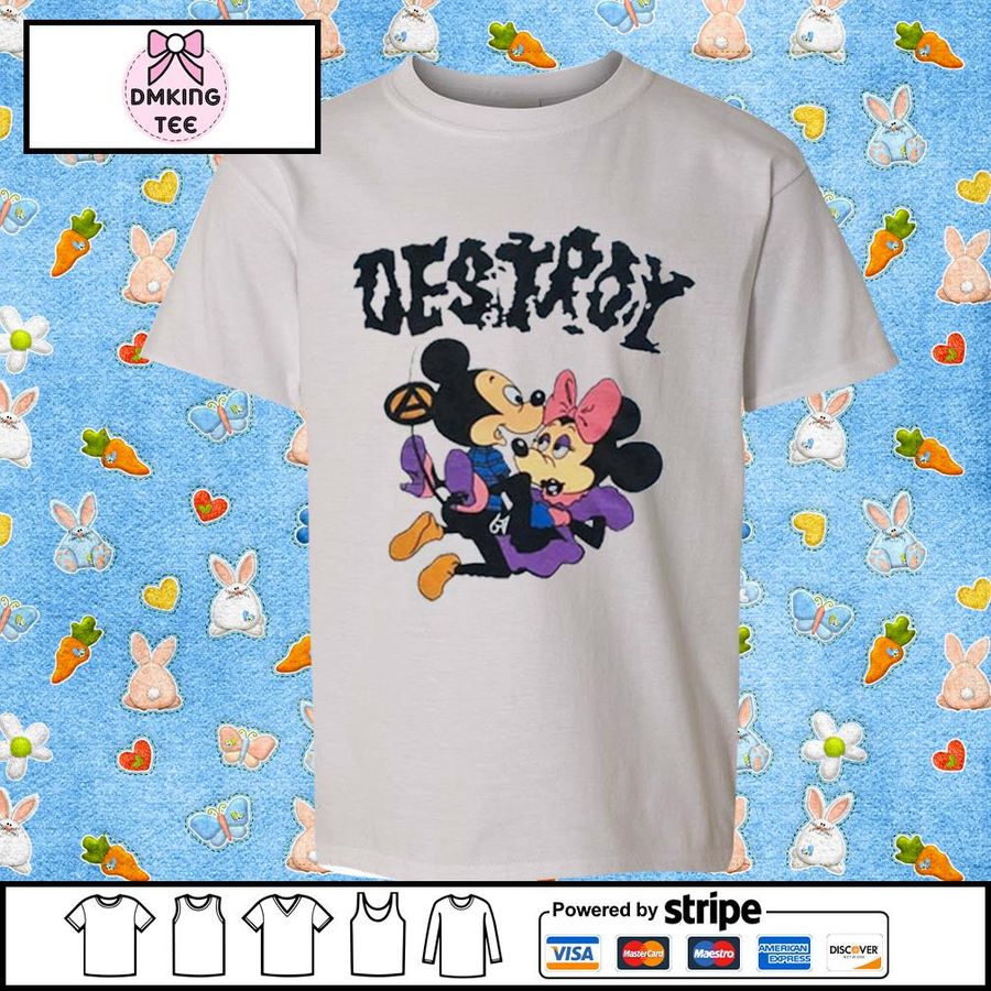 Mickey And Minnie Destroy Seditionaries Shirt