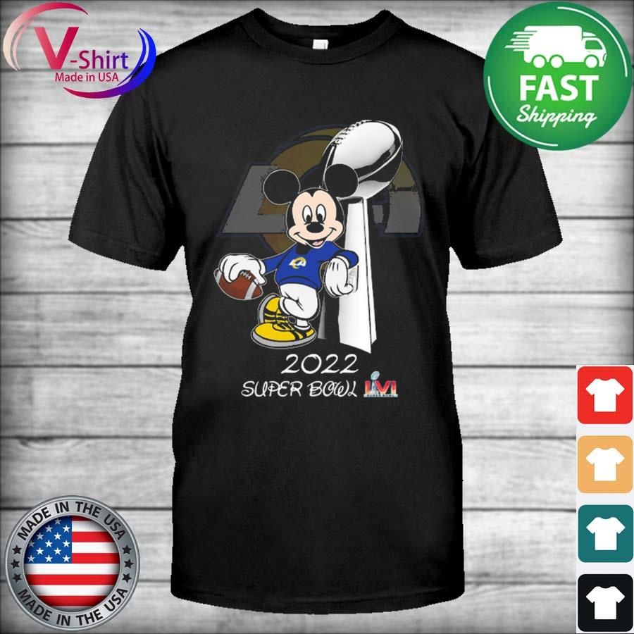 Mickey mouse Los Angeles Rams 2022 Super Bowl LVI Shirt