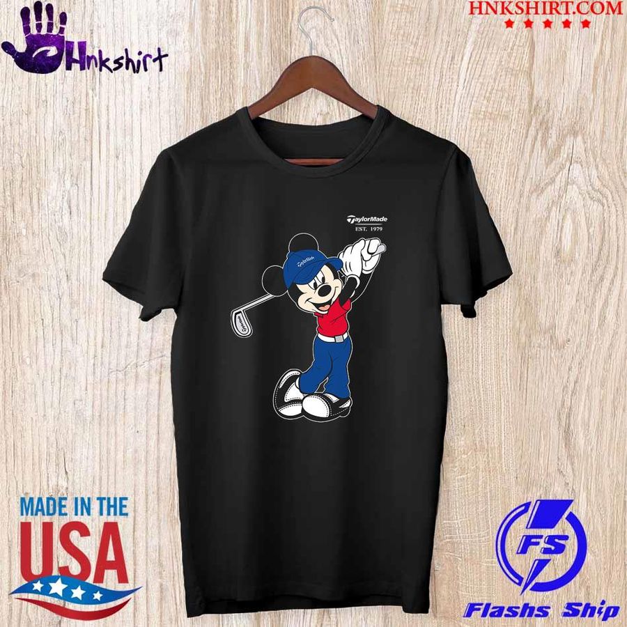 Mickey Mouse Playing Golf Taylormade est 1979 shirt