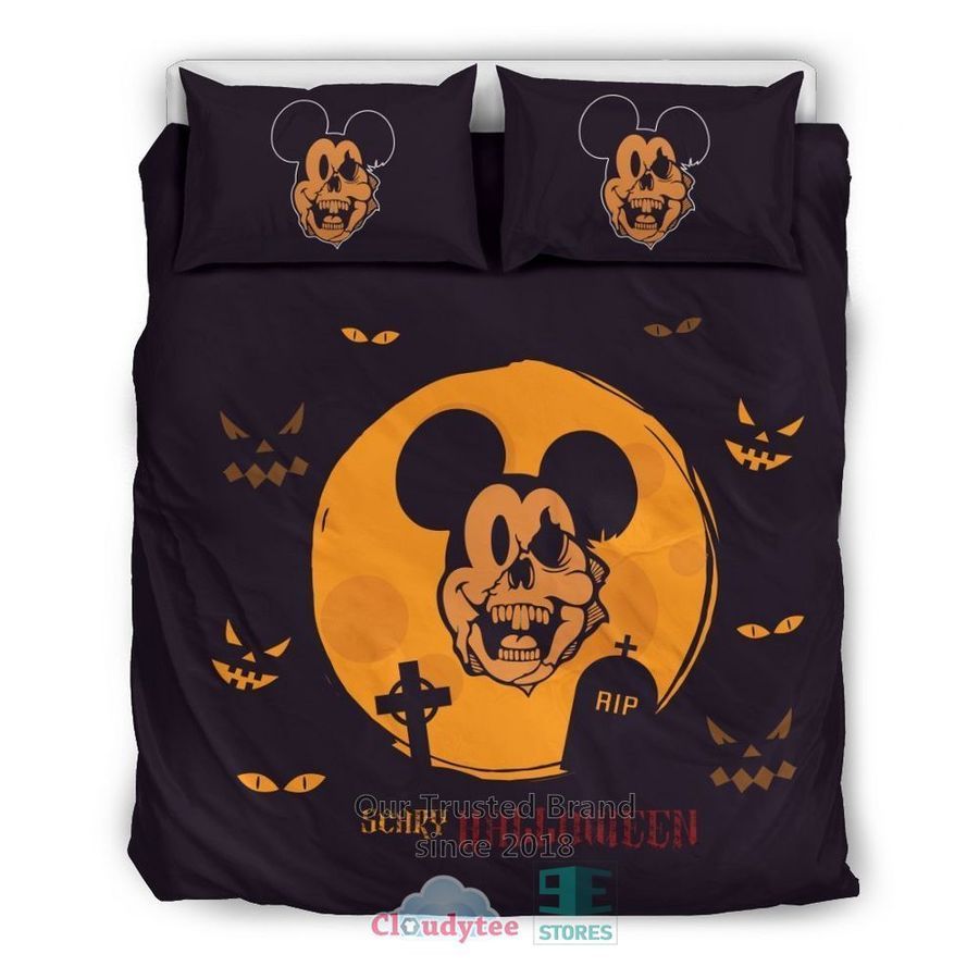 Mickey Scary Halloween Pumpkin Bedding Set – LIMITED EDITION