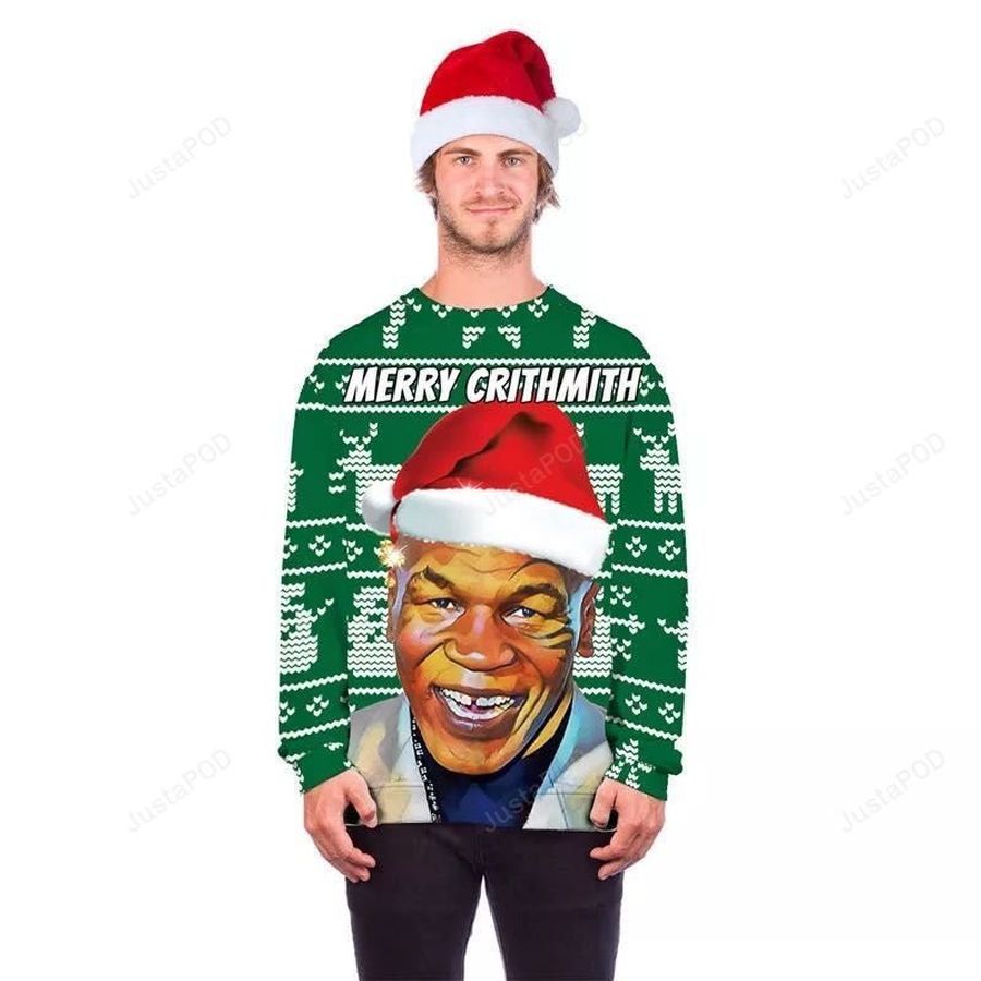 Mike Tyson Boxer Ugly Christmas Sweater All Over Print Sweatshirt