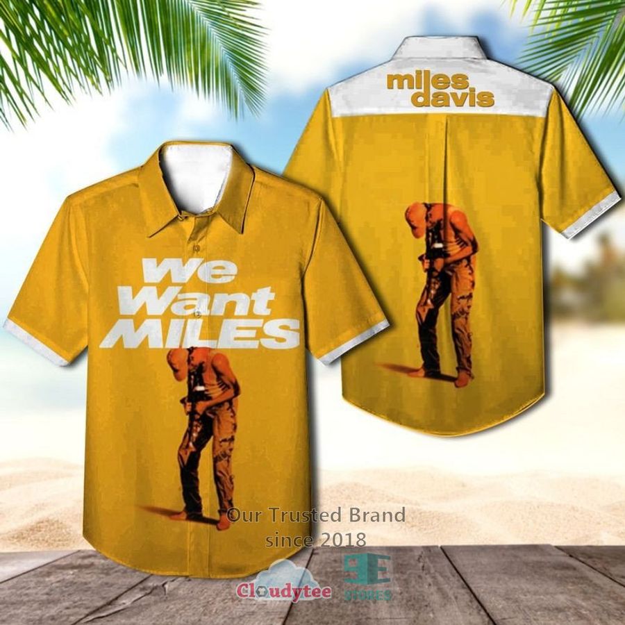 Miles Davis We Want Miles 1982 Casual Hawaiian Shirt – LIMITED EDITION