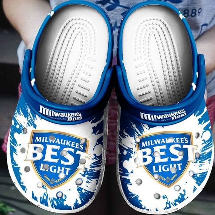 Milwaukees Best Light Crocs For Men And Women Rubber Crocs Crocband Clogs, Comfy Footwear