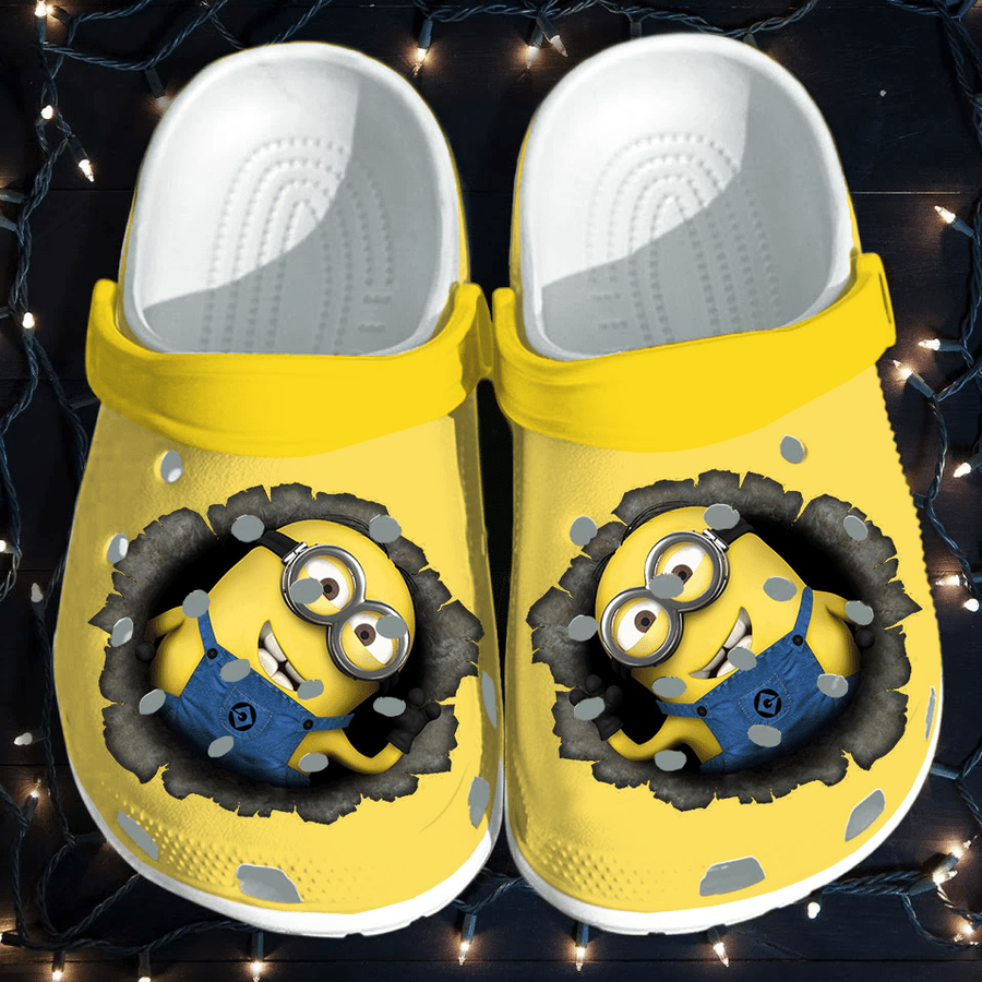 Minion 3 Gift For Fan Classic Water Rubber Crocs Crocband Clogs, Comfy Footwear.png