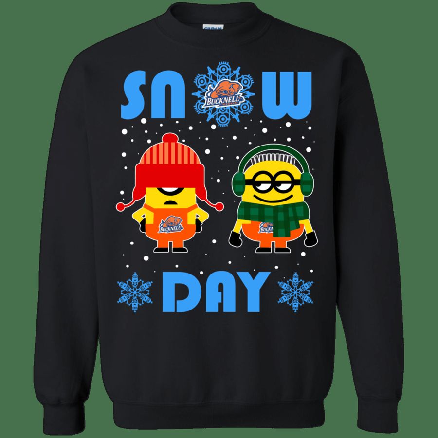 Minion Bucknell Bison Christmas Ugly Sweater Snow Day Snowflake Sweats, Gift