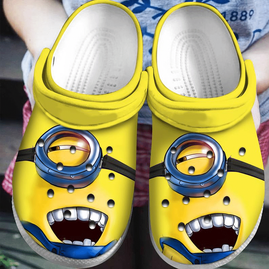 Minions 4 Gift For Fan Classic Water Rubber Crocs Crocband Clogs, Comfy Footwear.png