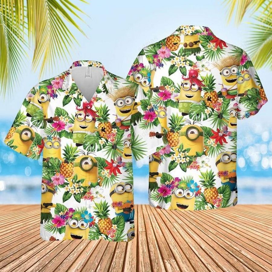Minions Aloha Pineapple Hawaiian Shirt