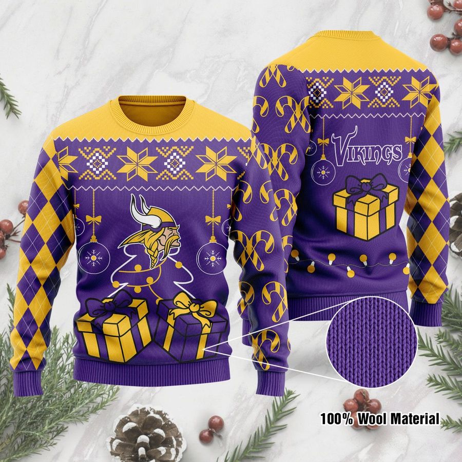 Minnesota Vikings Funny Ugly Christmas Sweater, Ugly Sweater, Christmas Sweaters, Hoodie, Sweatshirt, Sweater