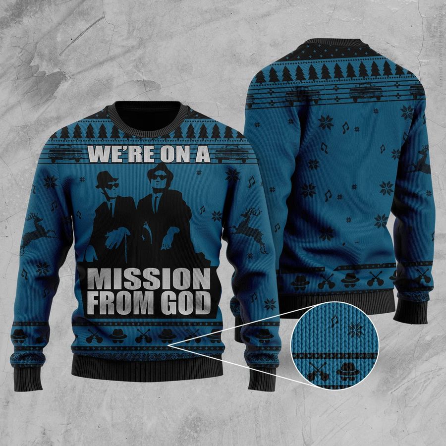 Mission From God Ugly Christmas Sweater - 912