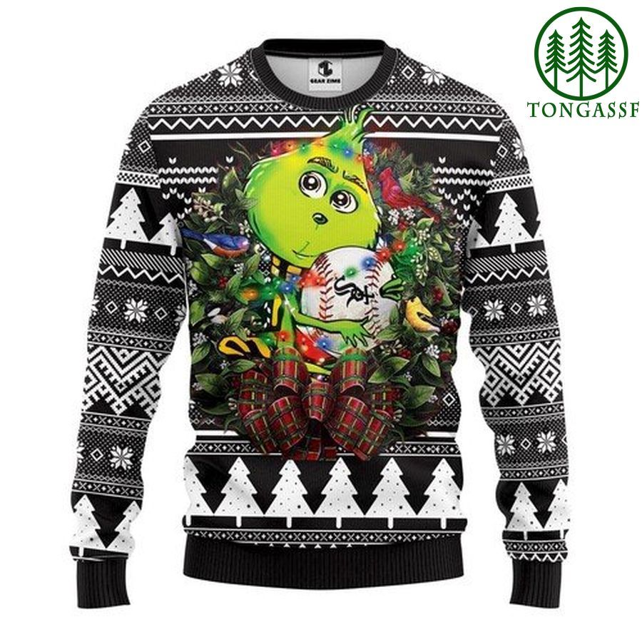 Mlb Chicago White Sox Groot Hug Christmas Ugly Sweater