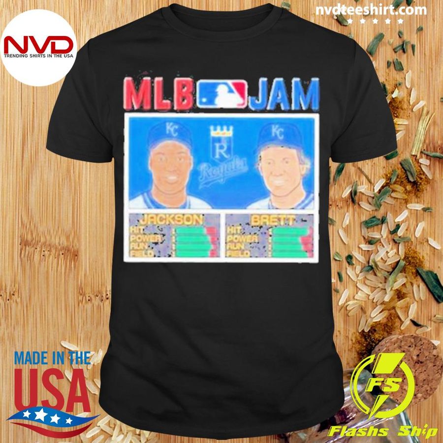 MLB Jam Royals Jackson and Brett Shirt