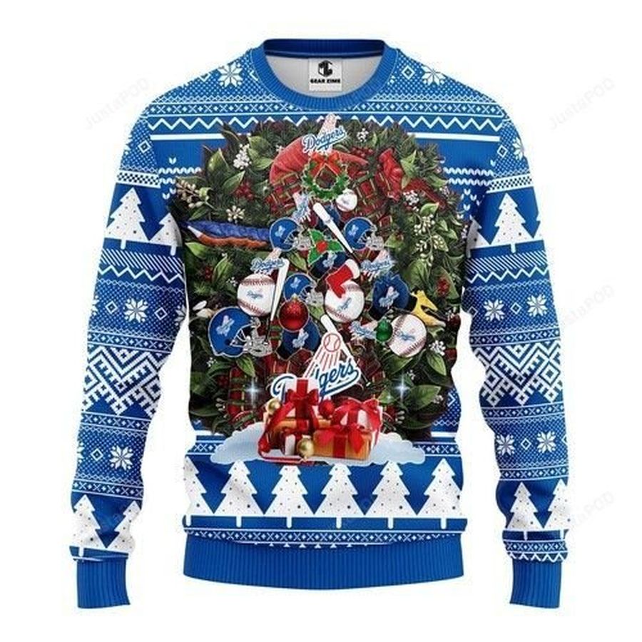 Mlb Los Angeles Dodgers Ugly Christmas Sweater, All Over Print Sweatshirt, Ugly Sweater, Christmas Sweaters, Hoodie, Sweater