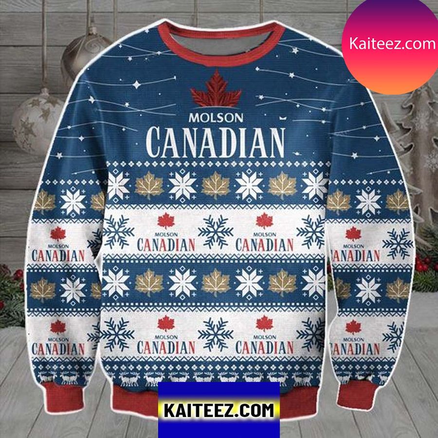 Molson Canadian Logo 3D Christmas Ugly Sweater