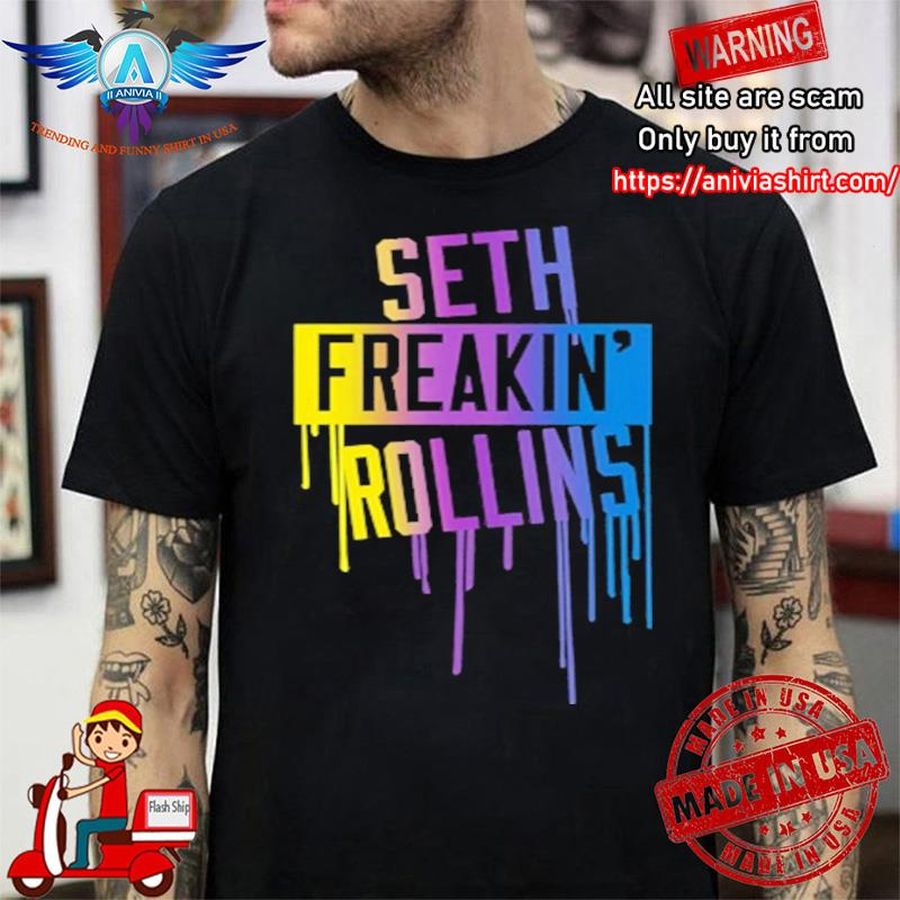 MondayNightRollins WWE store Seth Freakin Rollins shirt
