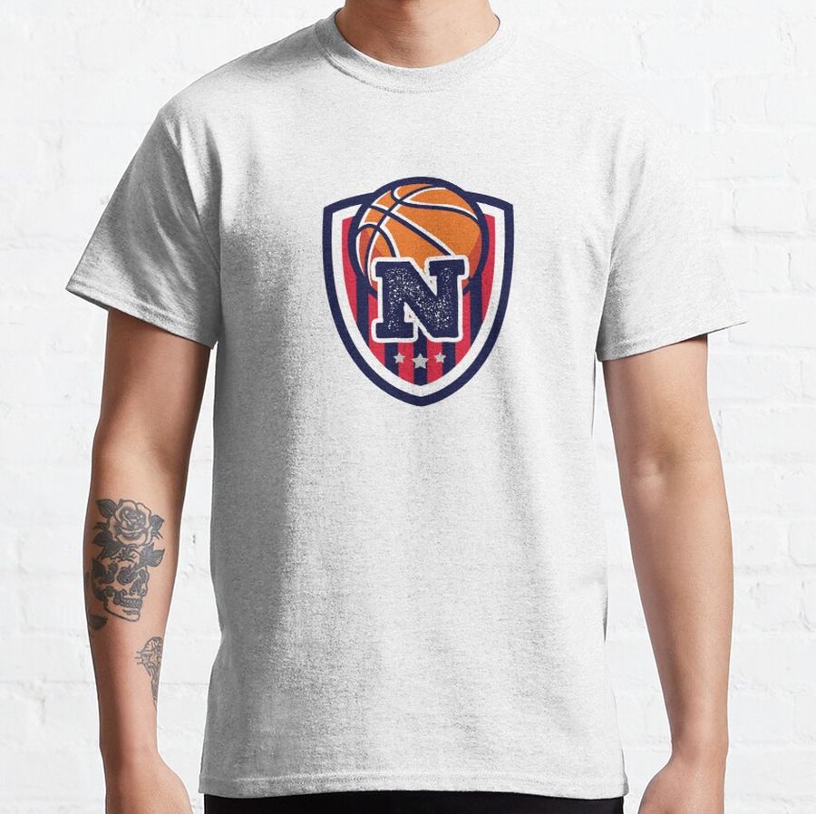 Monogram N Basketball Shield Classic T-Shirt