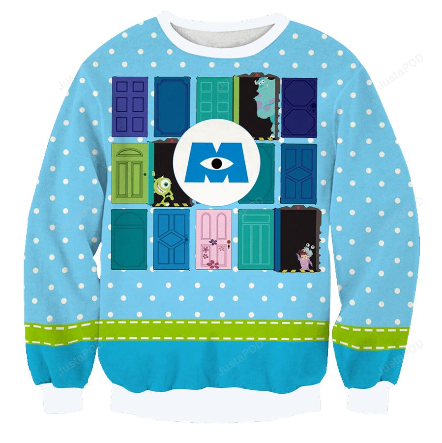 Monsters Inc Ugly Sweater Ugly Sweater Christmas Sweaters Hoodie Sweater