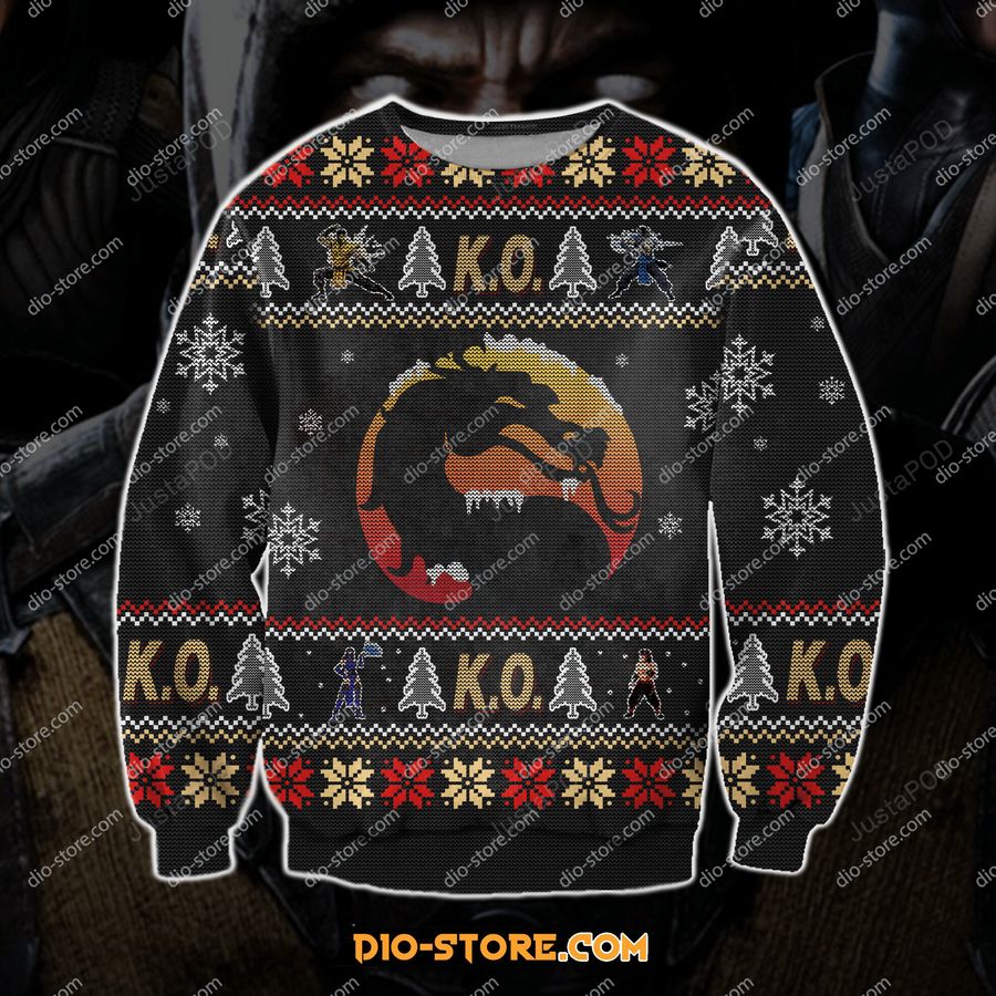 Mortal Kombat Game Ugly Christmas Sweater All Over Print Sweatshirt