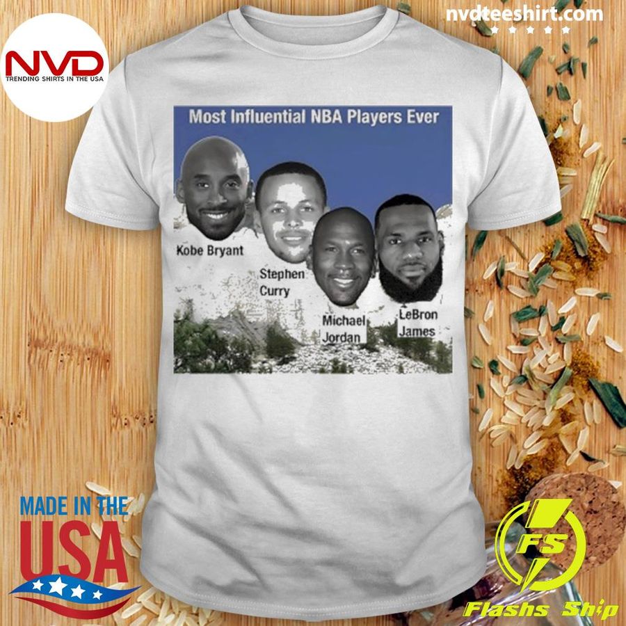 Most Influential Nba Players Ever Shirt
