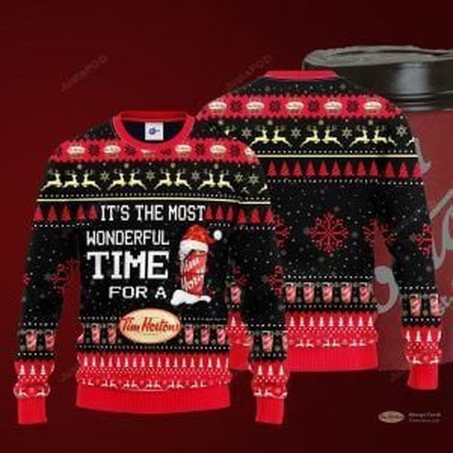 Most Wonderful Time For A Tim Hortons Limited Ugly Sweater