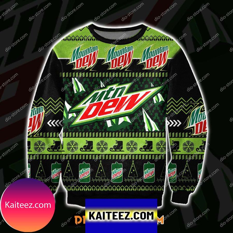 Mountain Drew 3d All Over Print Christmas Ugly Sweater
