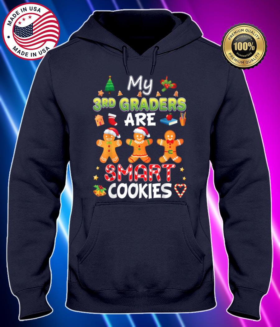my 3rd graders are smart cookies teacher christmas merry t shirt Hoodie black Shirt, T-shirt, Hoodie, SweatShirt, Long Sleeve