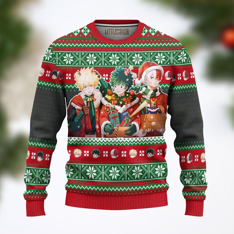 My Hero Academia Anime Ugly Sweater