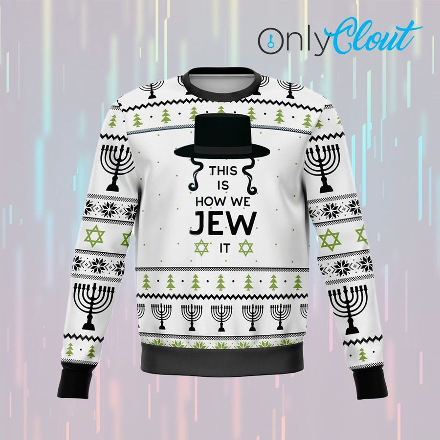 My Jew Funny Ugly Christmas Sweater Ugly Sweater Christmas Sweaters