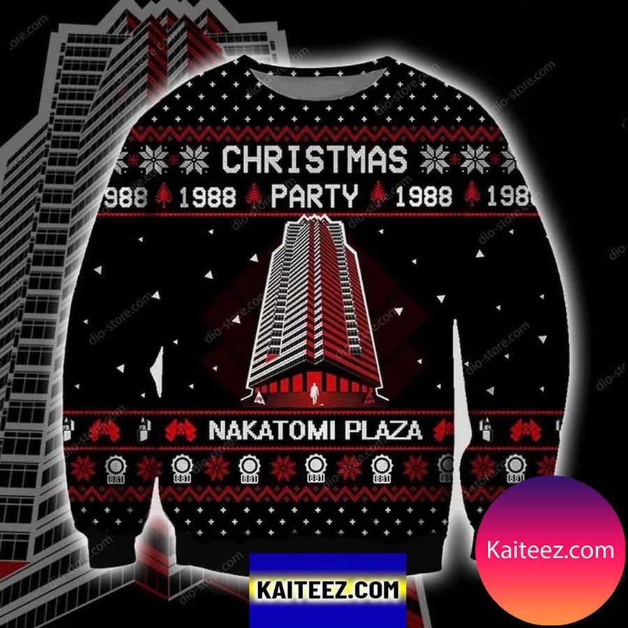 Nakatomi Plaza Christmas Ugly Sweater