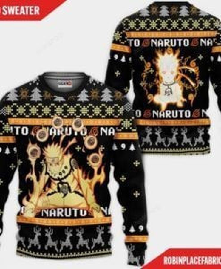 Naruto Bijuu Ugly Christmas Sweater All Over Print Sweatshirt Ugly