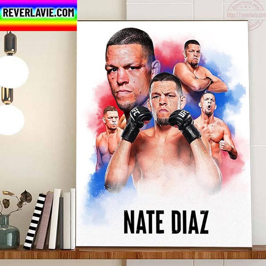 Nate Diaz In The UFC 279 Home Decor Poster Canvas Poster