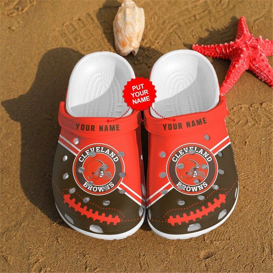 National Football Crocs - C.Browns Personalized Clog Shoes