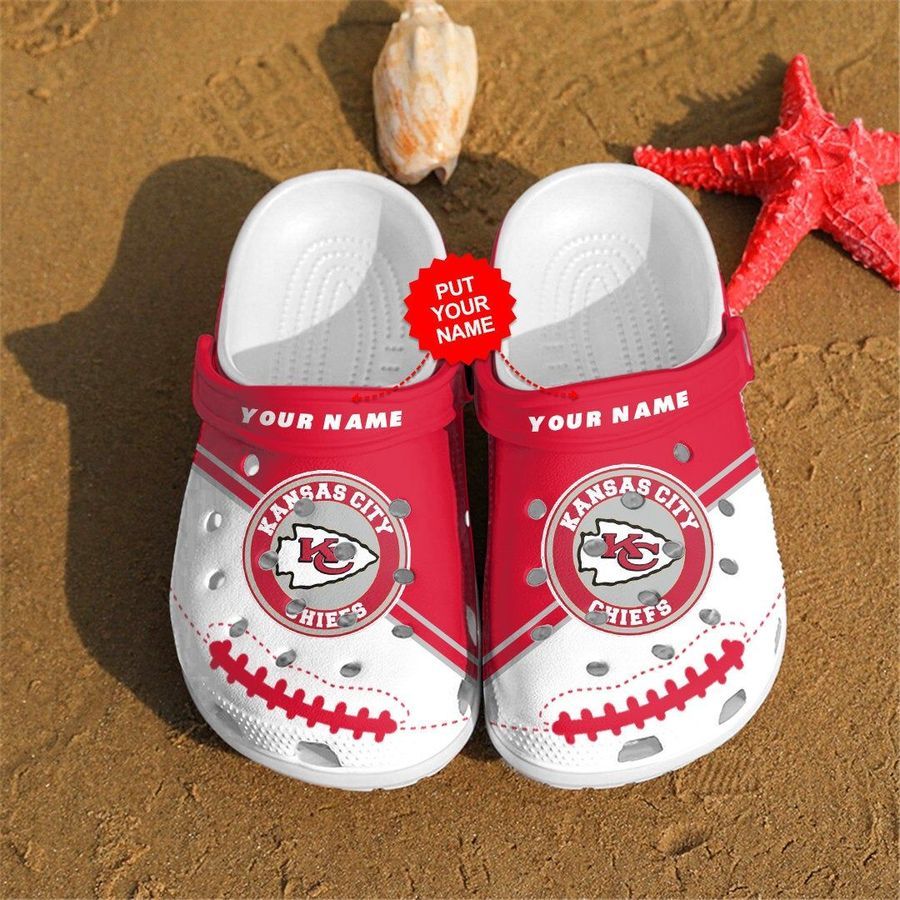 National Football Crocs - Kc. Chiefs Personalized Clog Shoes