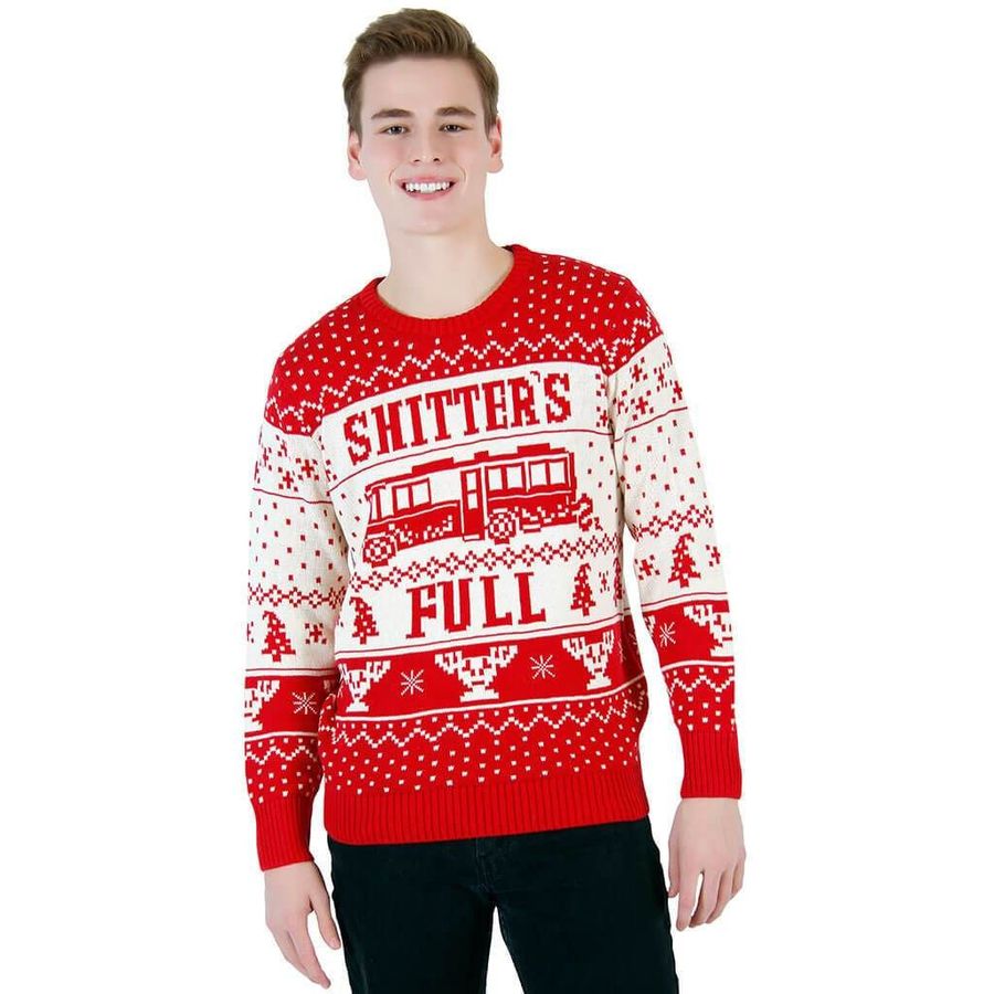 National Lampoon Vacation Shitters Full For Unisex Ugly Christmas Sweater